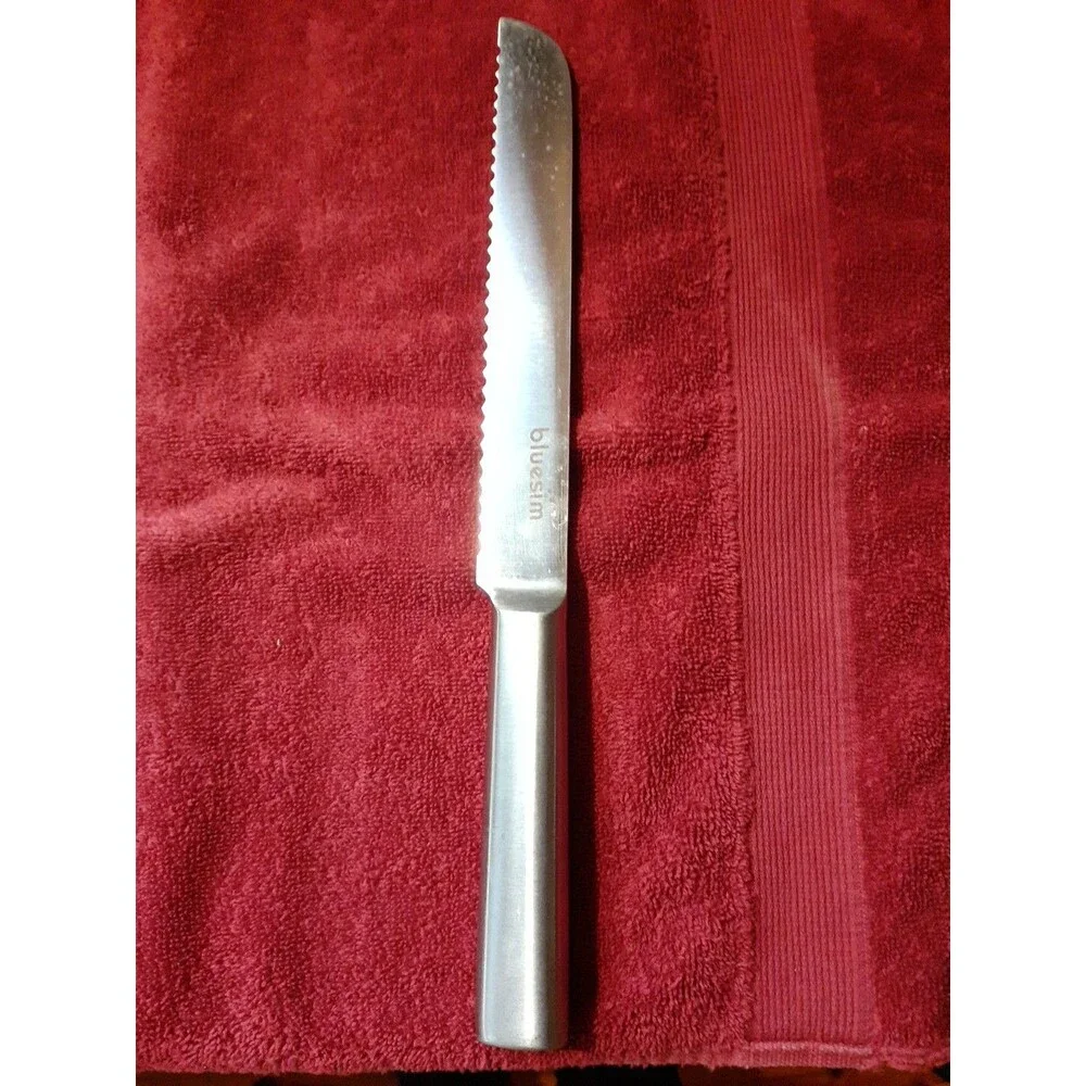 5 Piece Bluesim Kitchen Knife Set Great Pre-owned Condition
